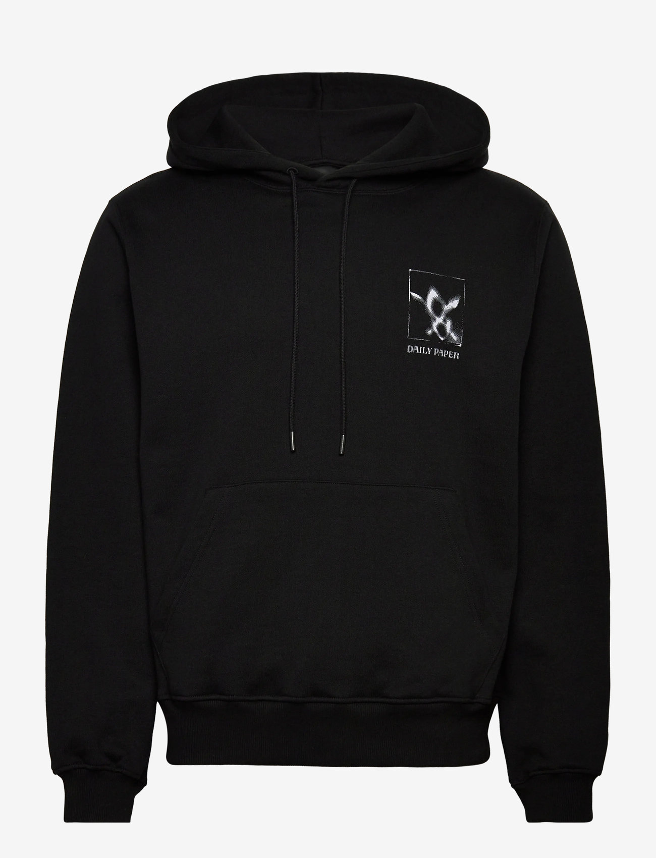 Daily Paper - shadow grid hoodie - kapuutsiga dressipluusid - black - 0
