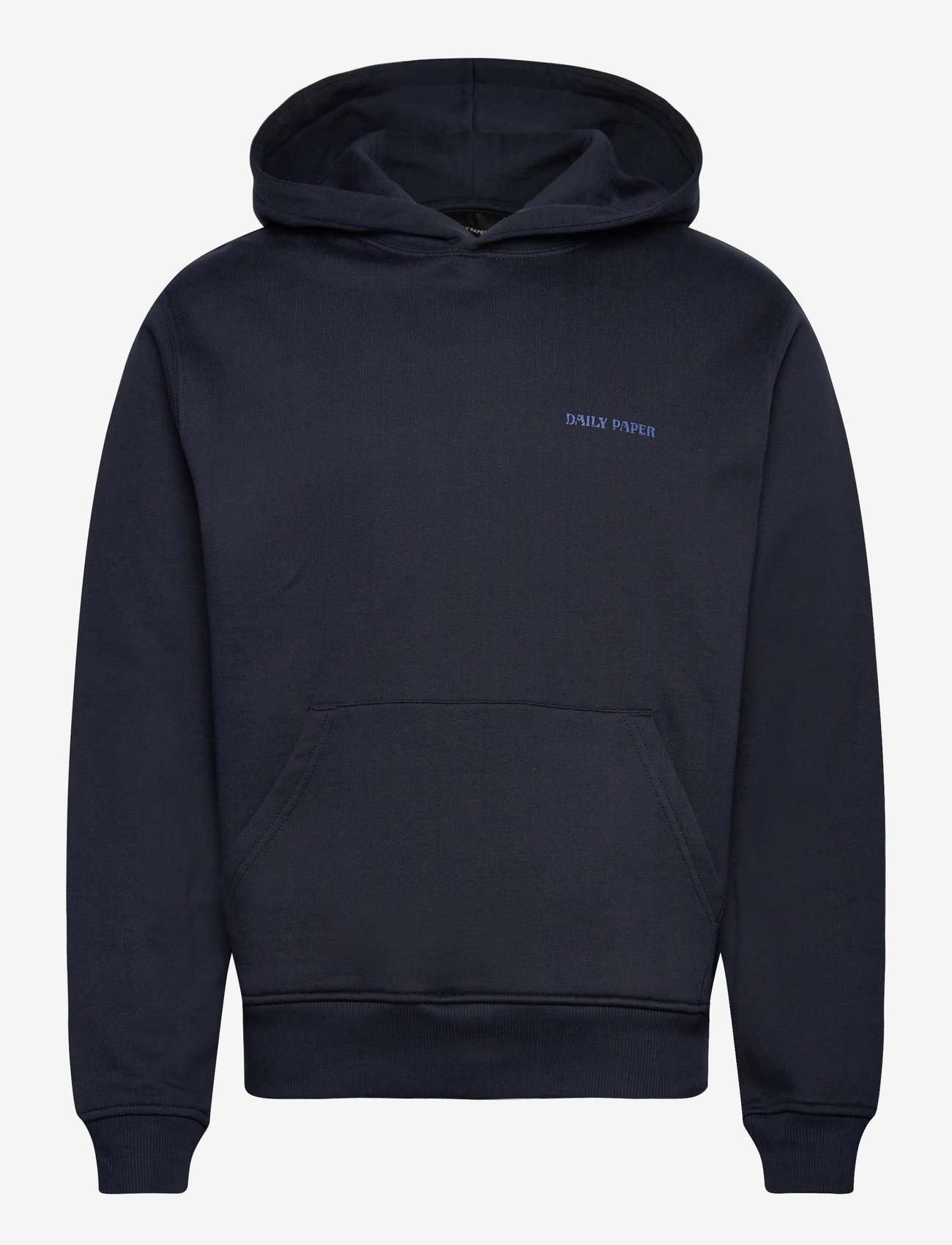 Daily Paper - candle label hoodie - hættetrøjer - sky captain blue - 0