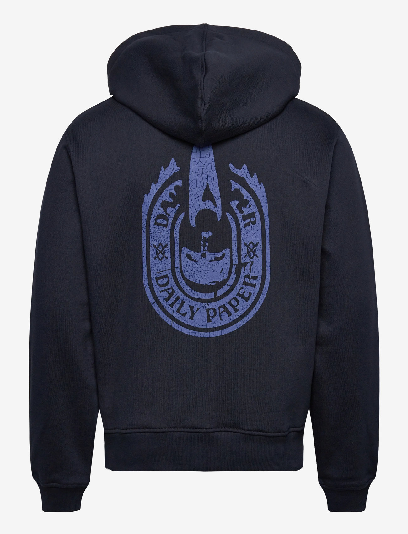 Daily Paper - candle label hoodie - hættetrøjer - sky captain blue - 1