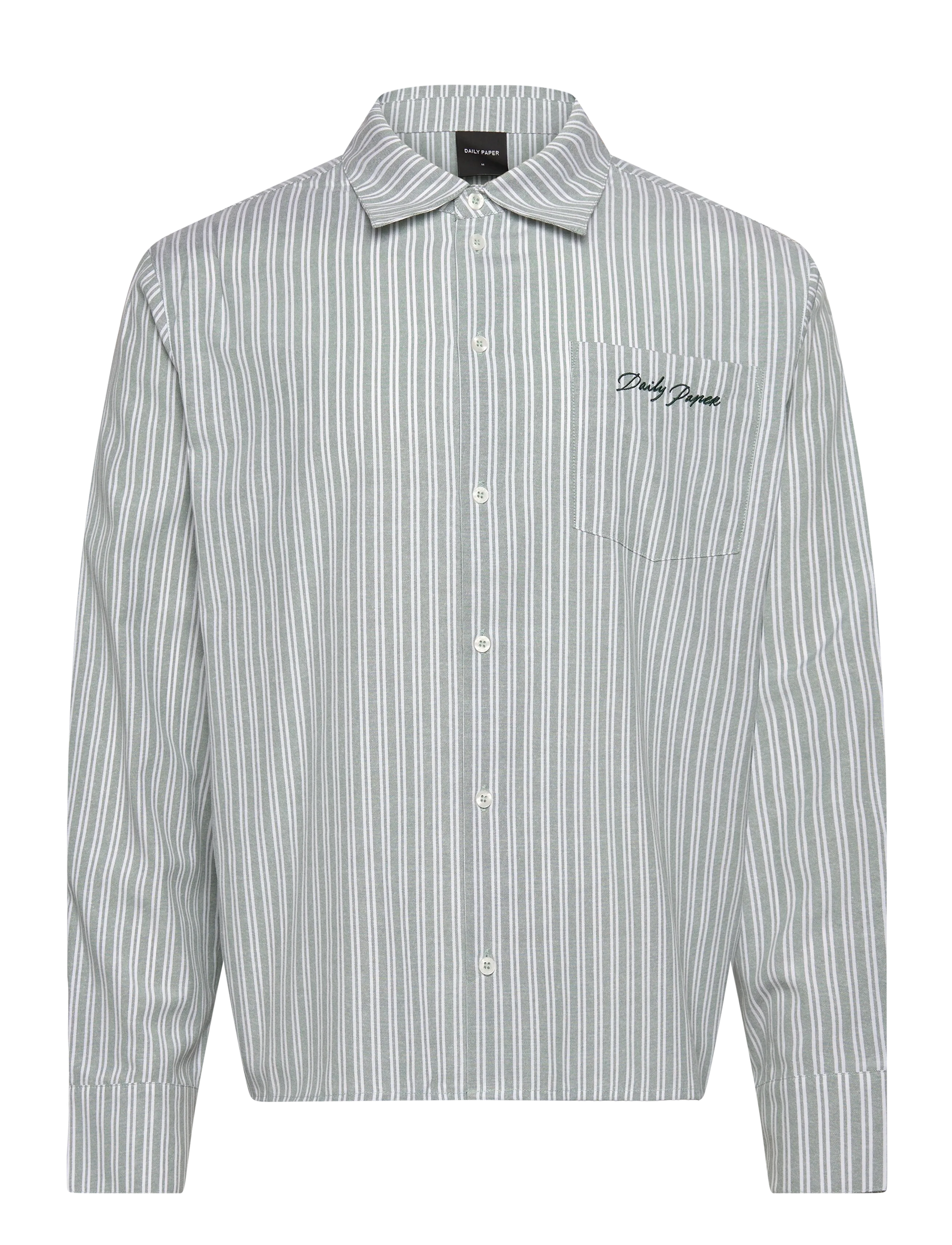 DAILY PAPER Stripe Script Ls Shirt Weiß - XL - Herren