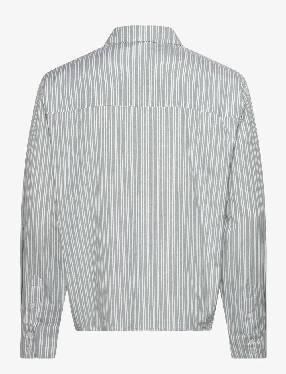 Daily Paper - stripe script ls shirt - randiga skjortor - green stripe - 1