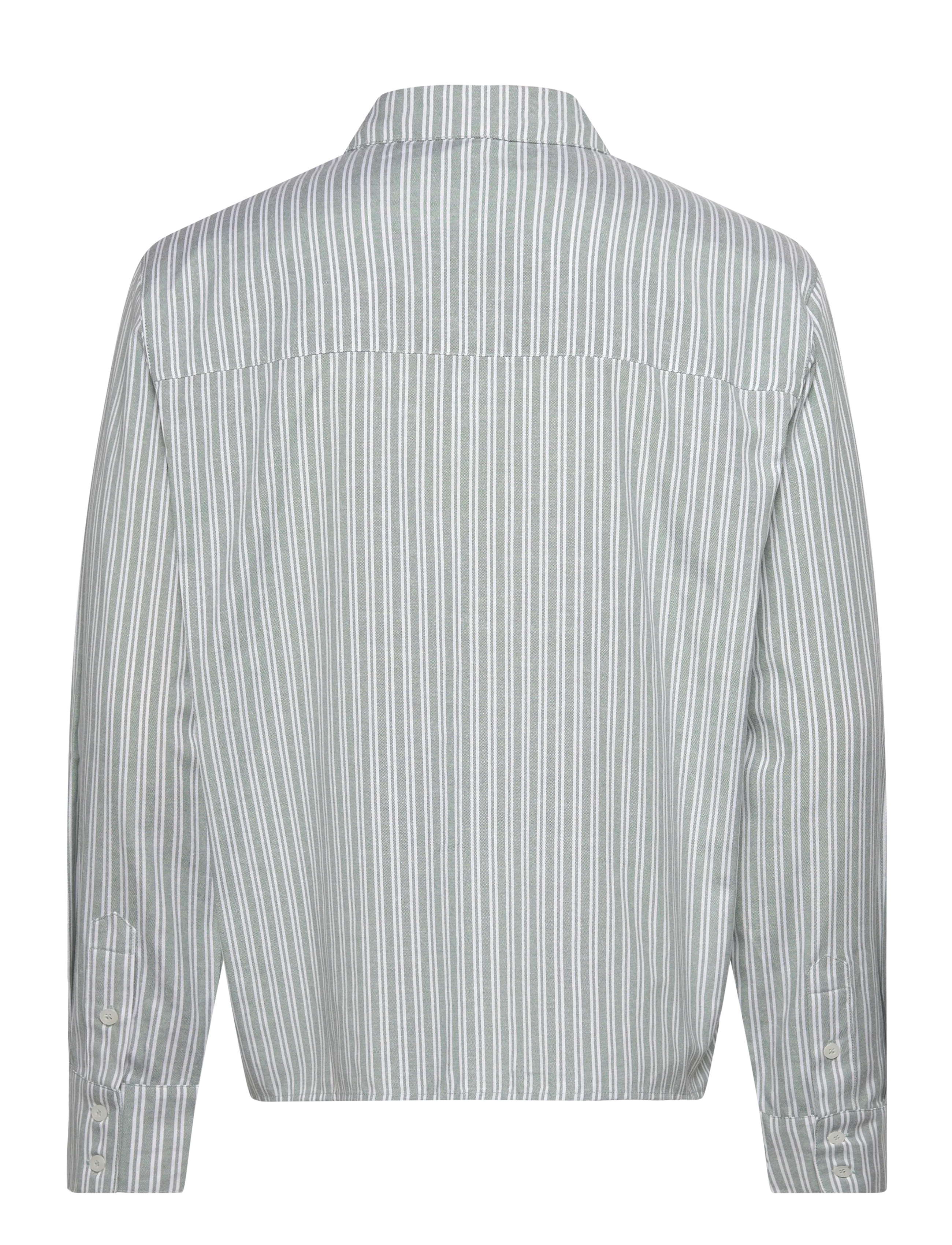 Daily Paper - stripe script ls shirt - men - green stripe - 1