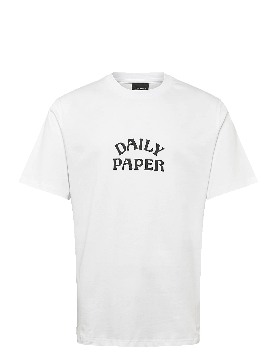 Daily Paper - dias stacked ss t-shirt - kortærmede t-shirts - white - 0