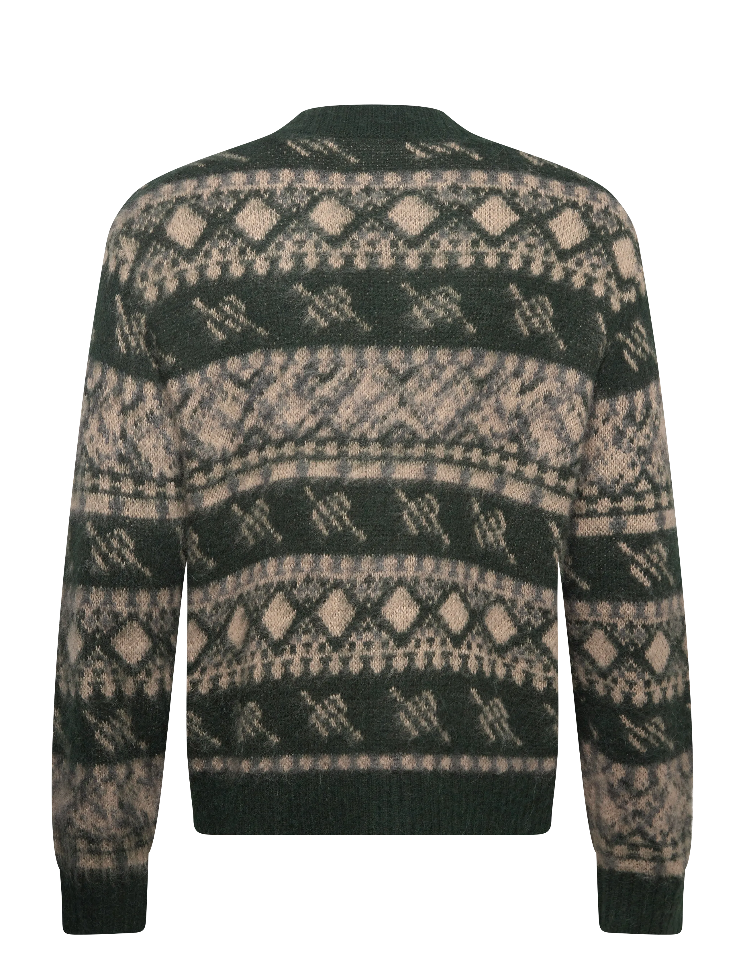 Daily Paper - pattern check cardigan - knitwear - multi colored - 1
