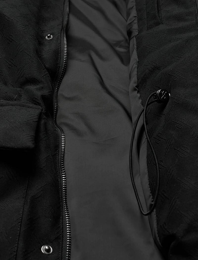 Daily Paper - oba monogram puffer - vinterjakker - black - 4