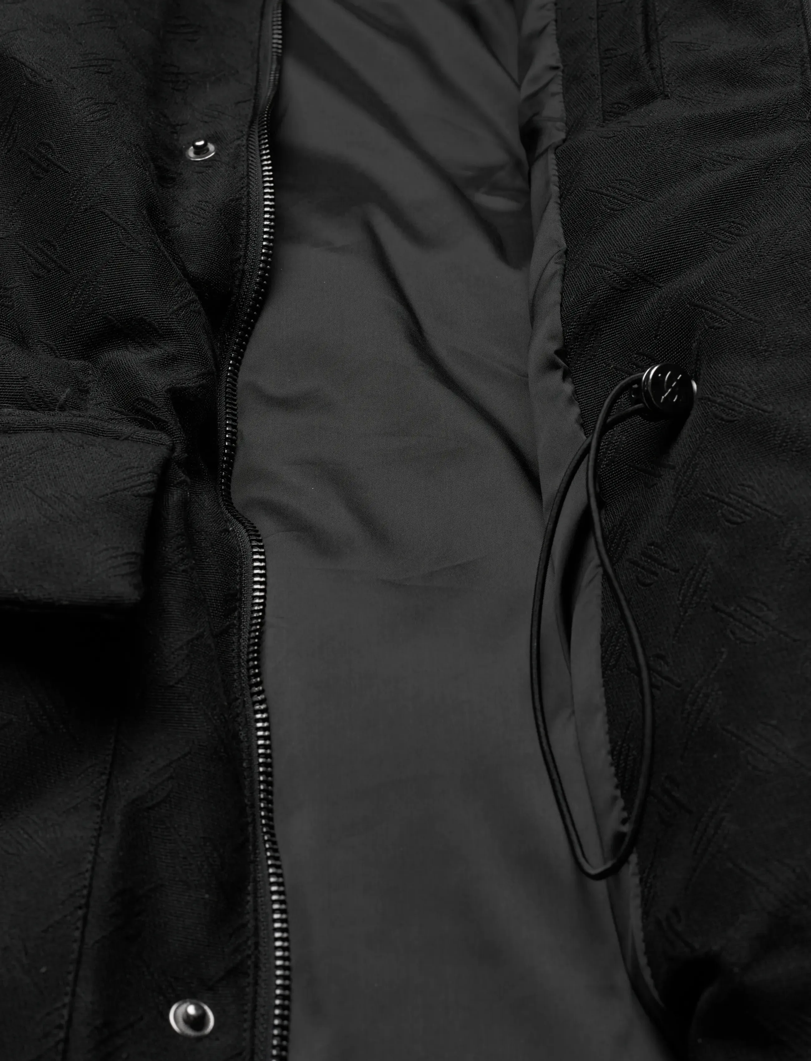 Daily Paper - oba monogram puffer - vinterjakker - black - 4