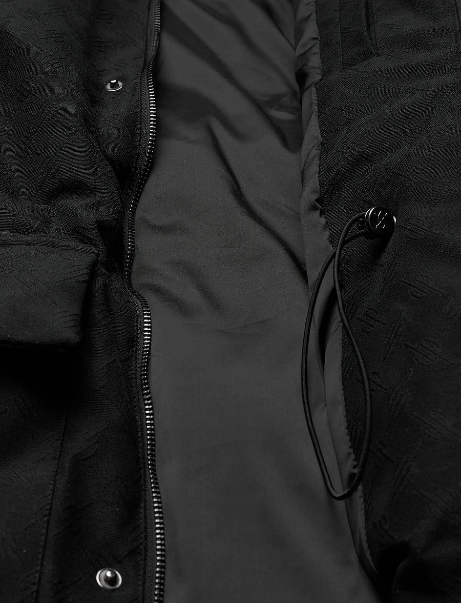 Daily Paper - oba monogram puffer - parkas - black - 4