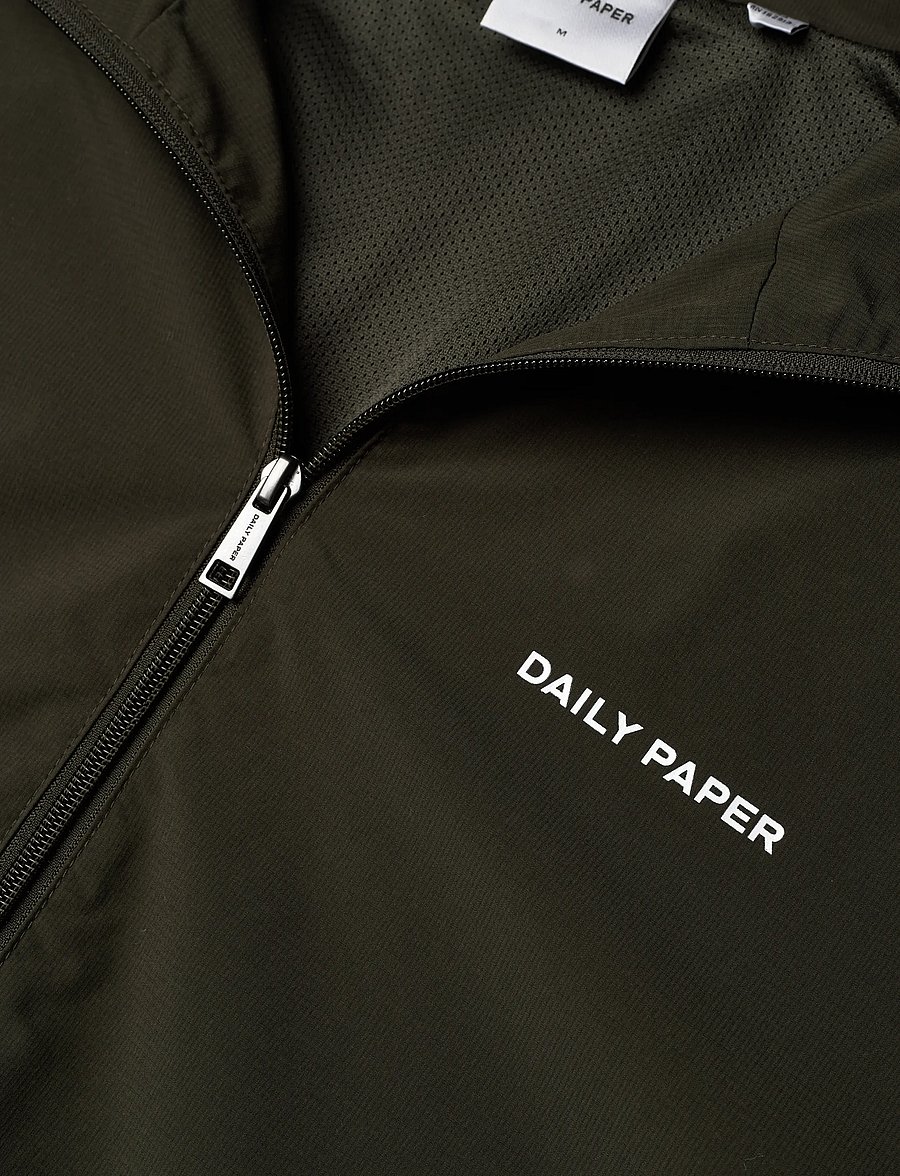 Daily Paper - eward crinkle jacket - rosin green - 2