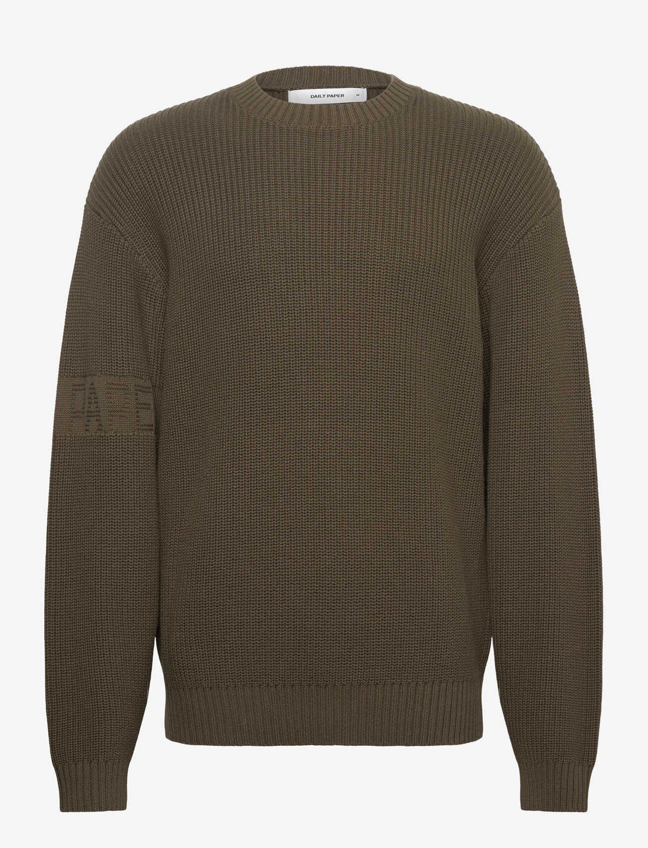 Daily Paper - band knit sweater - rundhalsad - rosin green - 0