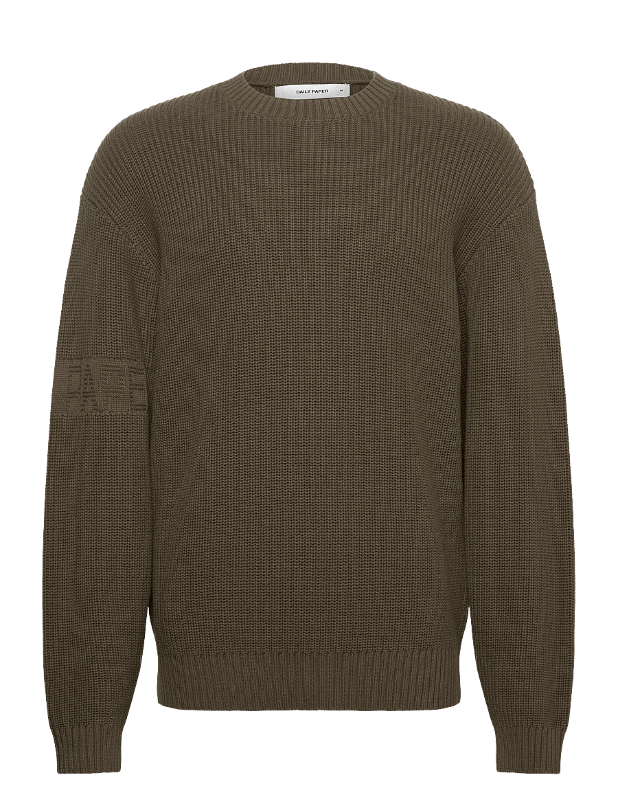 Daily Paper - band knit sweater - rundhals - rosin green - 0