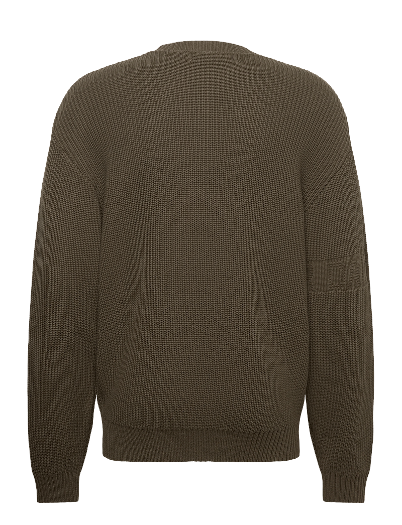 Daily Paper - band knit sweater - pyöreäaukkoiset - rosin green - 1