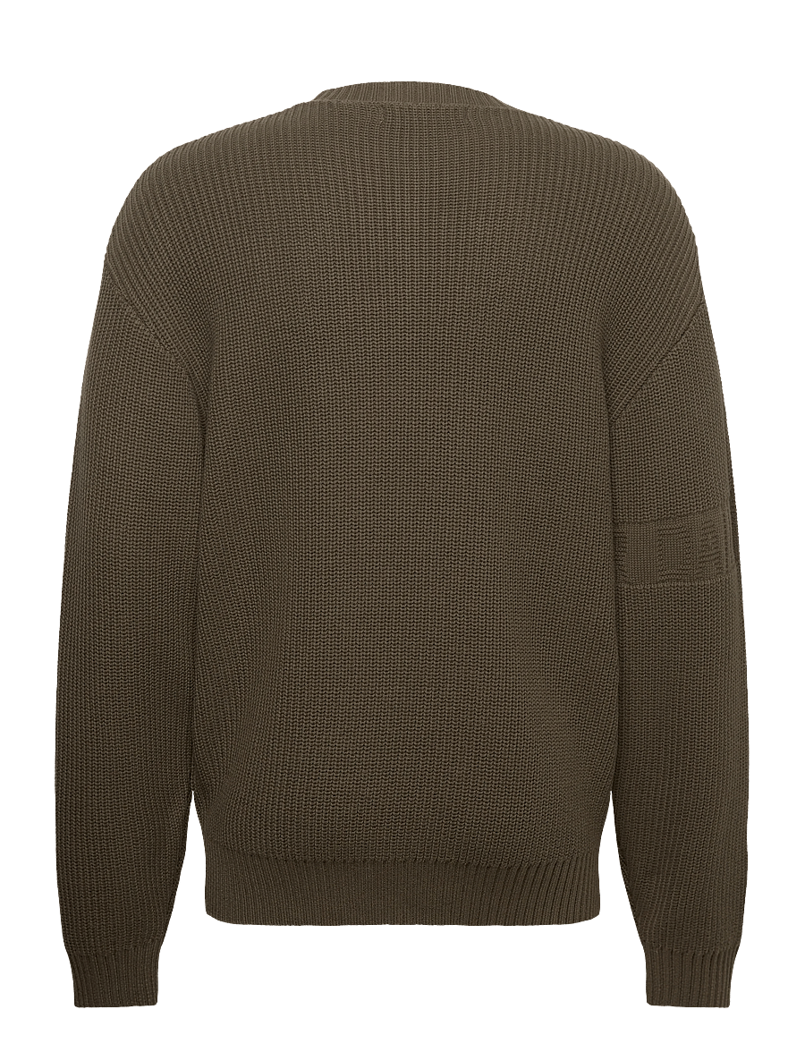 Daily Paper - band knit sweater - rundhals - rosin green - 1
