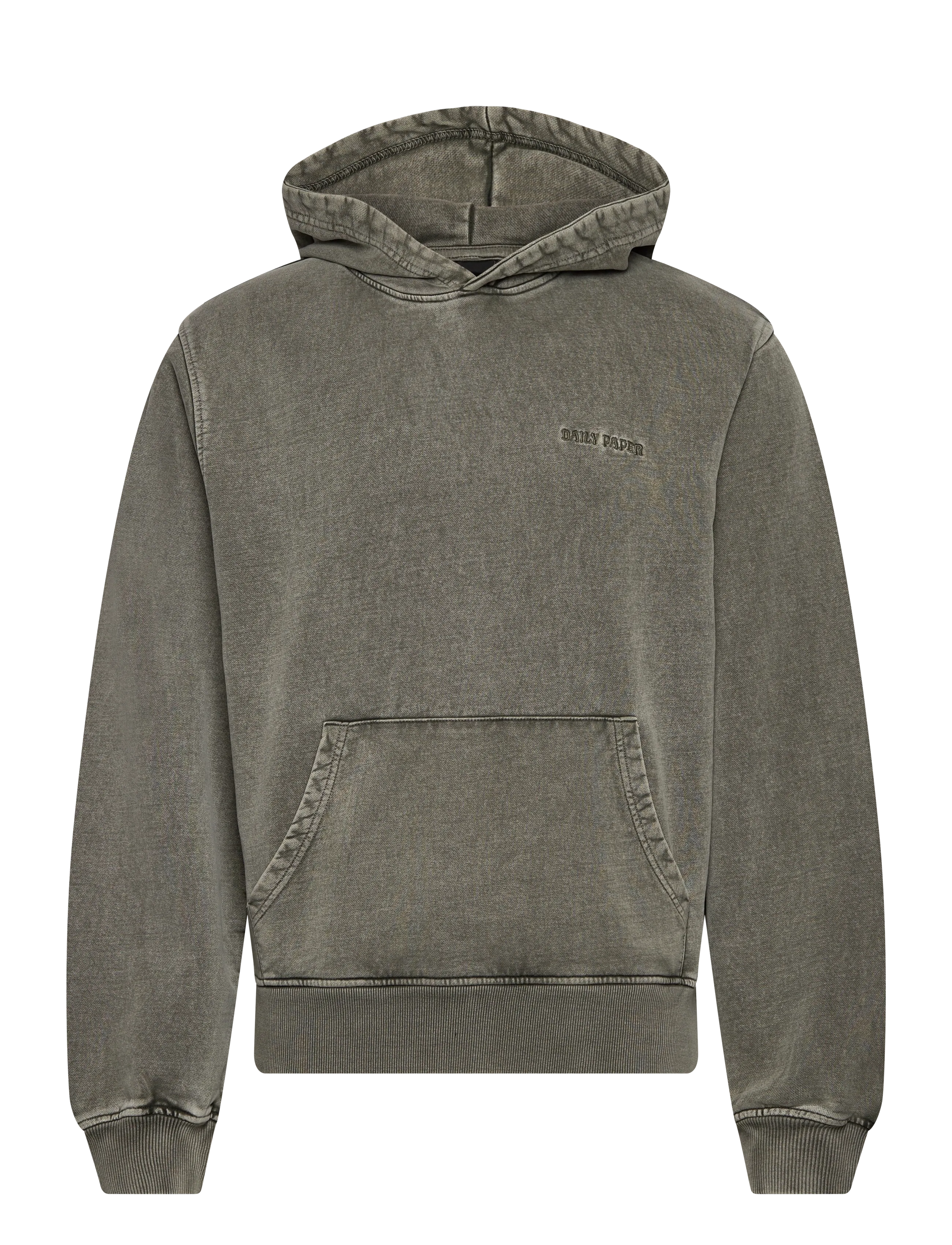 DAILY PAPER Dias Washed Hoodie Khaki - S - Herren