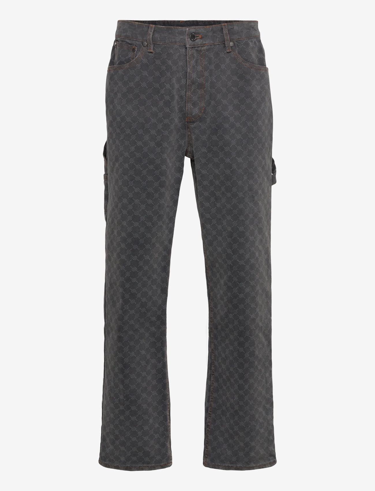 Daily Paper - monogram workwear amba jeans - cargobyxor - grey - 0