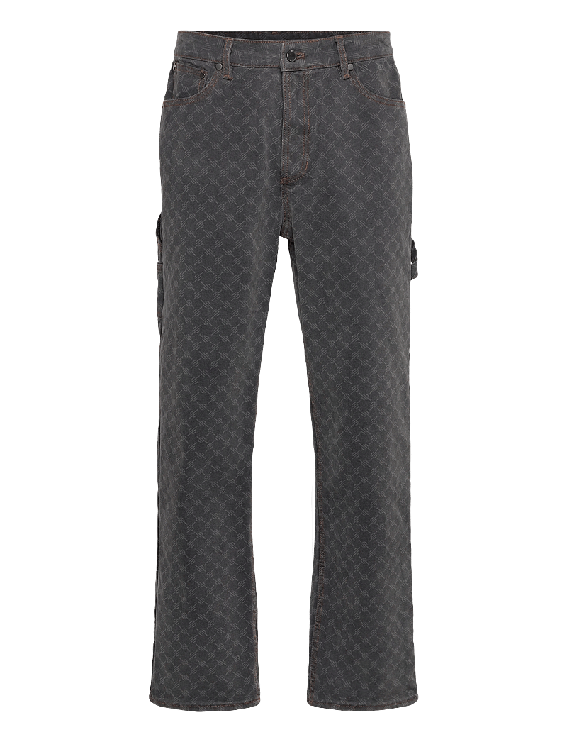 Daily Paper - monogram workwear amba jeans - cargobyxor - grey - 0
