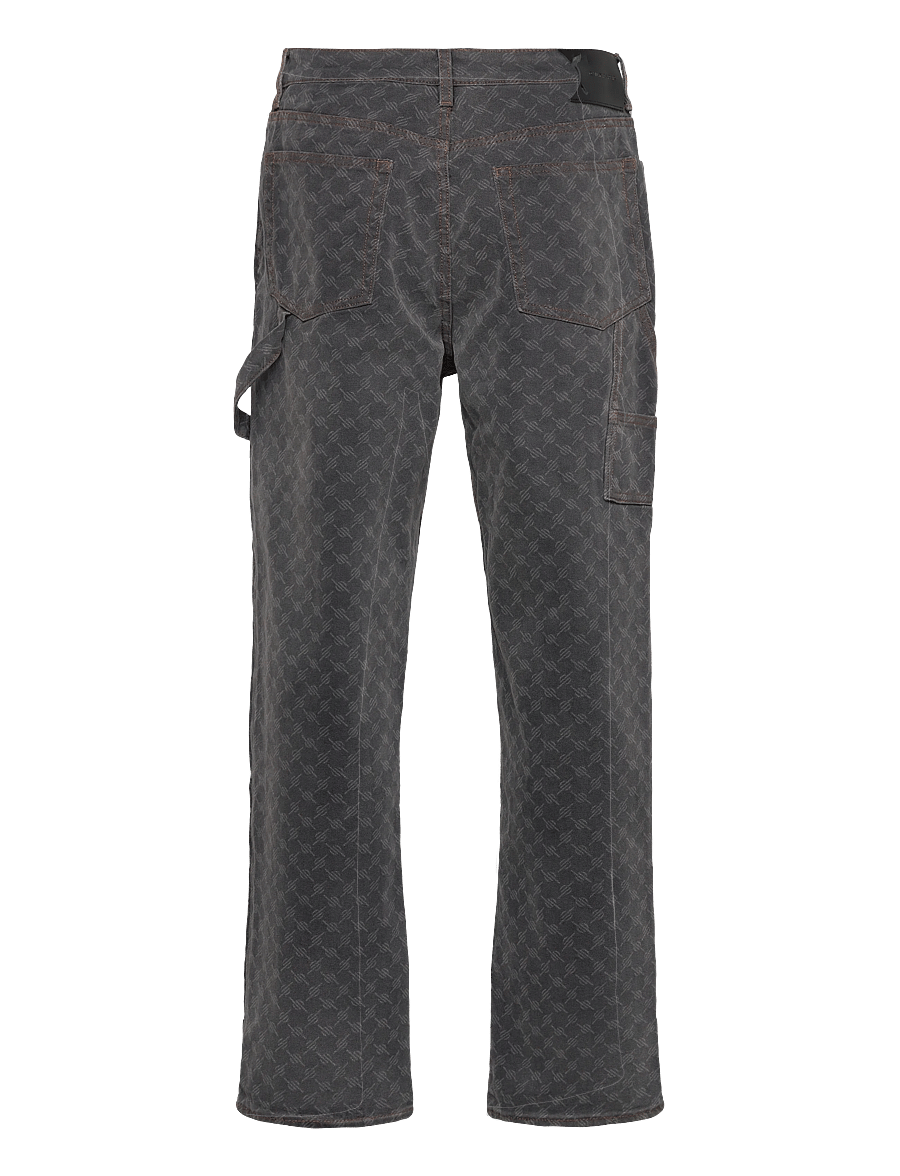 Daily Paper - monogram workwear amba jeans - cargobroeken - grey - 1