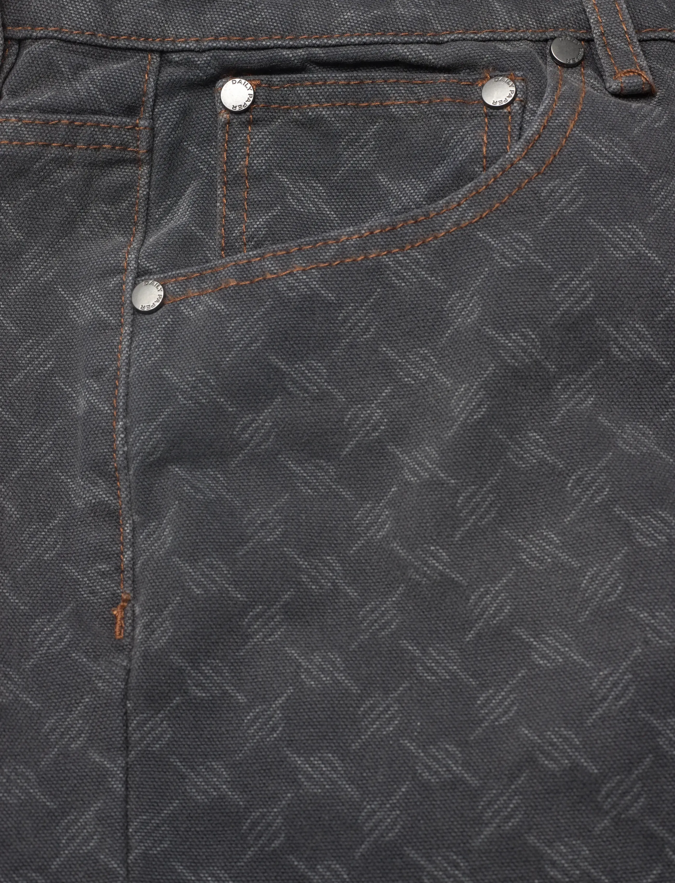 Daily Paper - monogram workwear amba jeans - bukser & jeans - grey - 2
