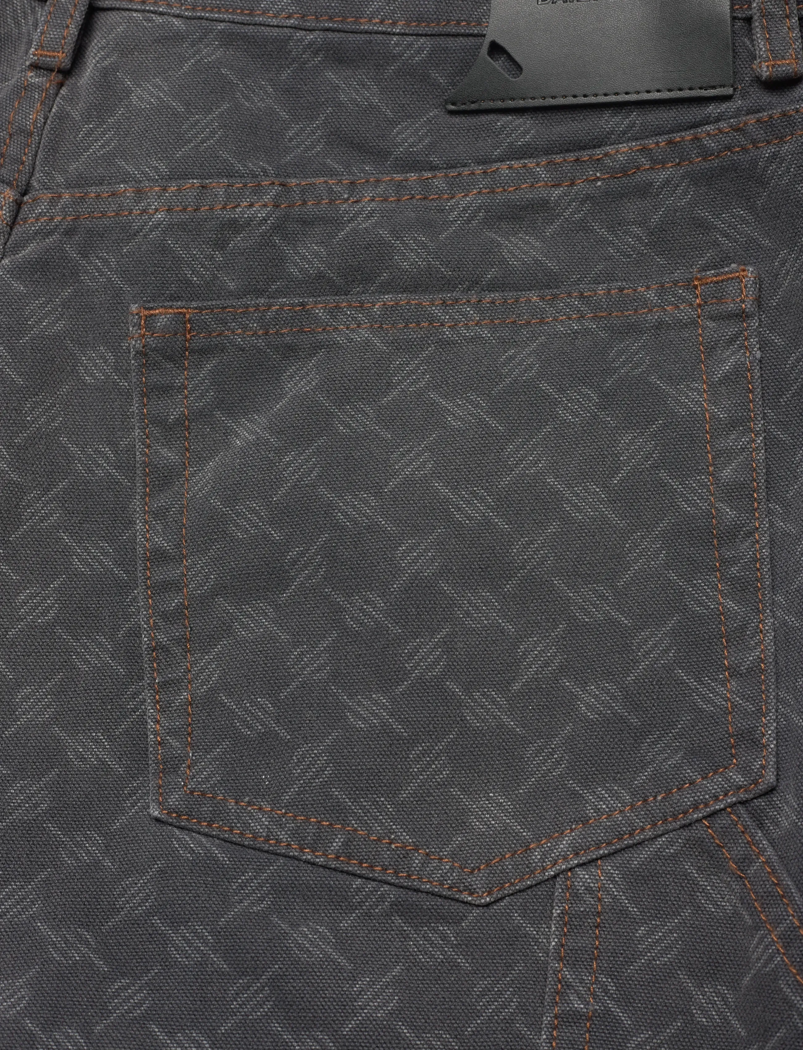 Daily Paper - monogram workwear amba jeans - bukser & jeans - grey - 4