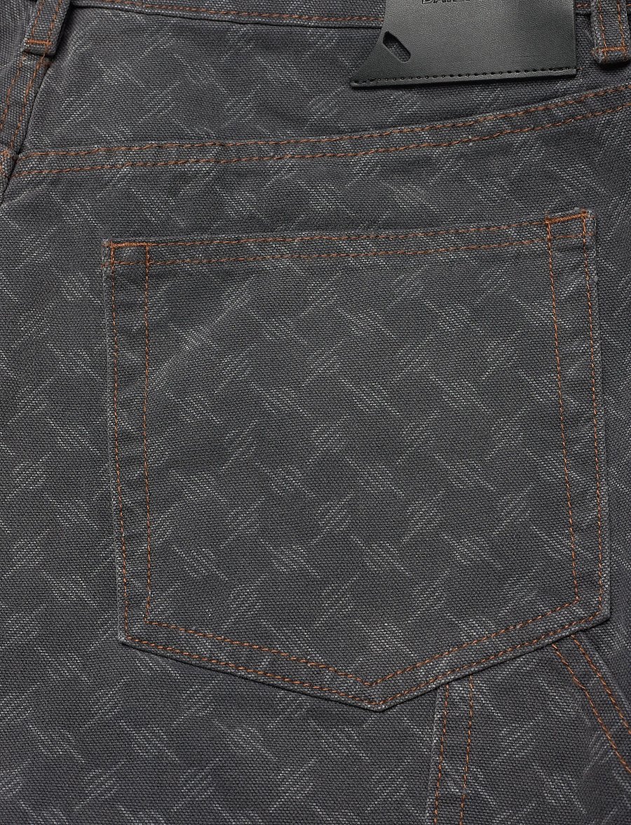 Daily Paper - monogram workwear amba jeans - cargobroeken - grey - 4