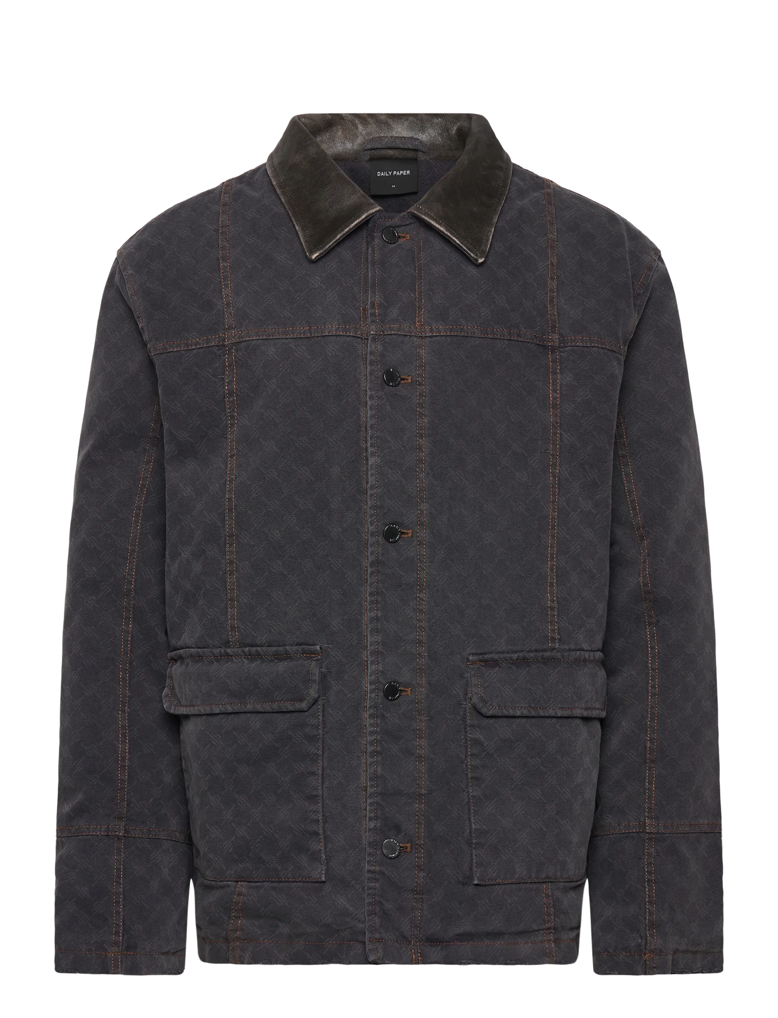 DAILY PAPER Monogram Workwear Jacke Grau - L - Herren