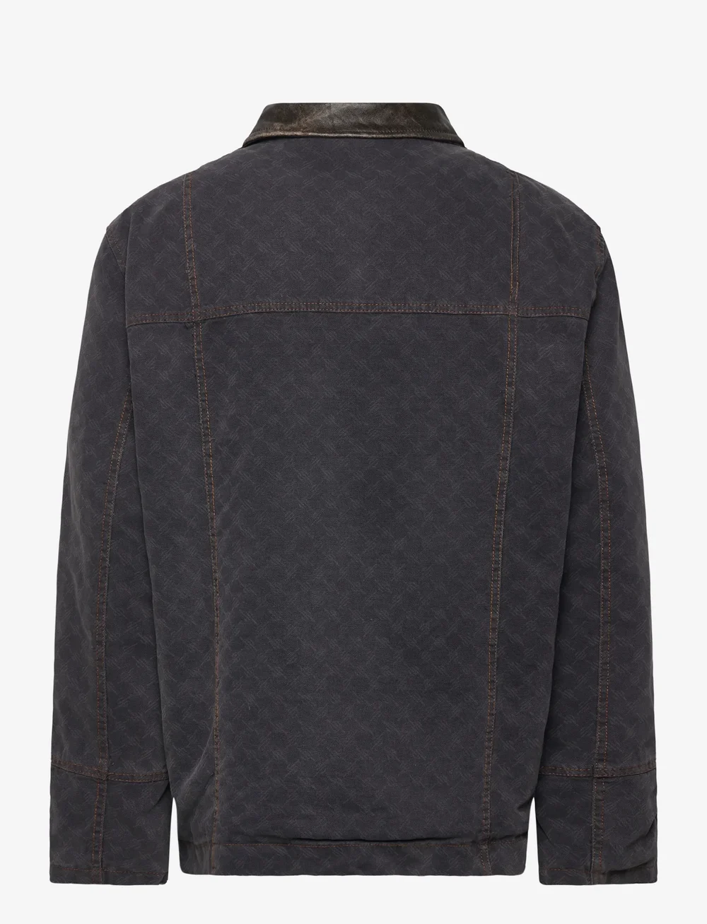 Daily Paper - monogram workwear jacket - gefütterte denimjacken - grey - 1