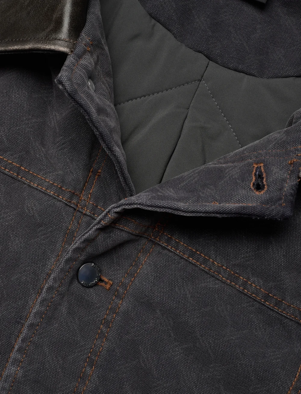 Daily Paper - monogram workwear jacket - gefütterte denimjacken - grey - 2