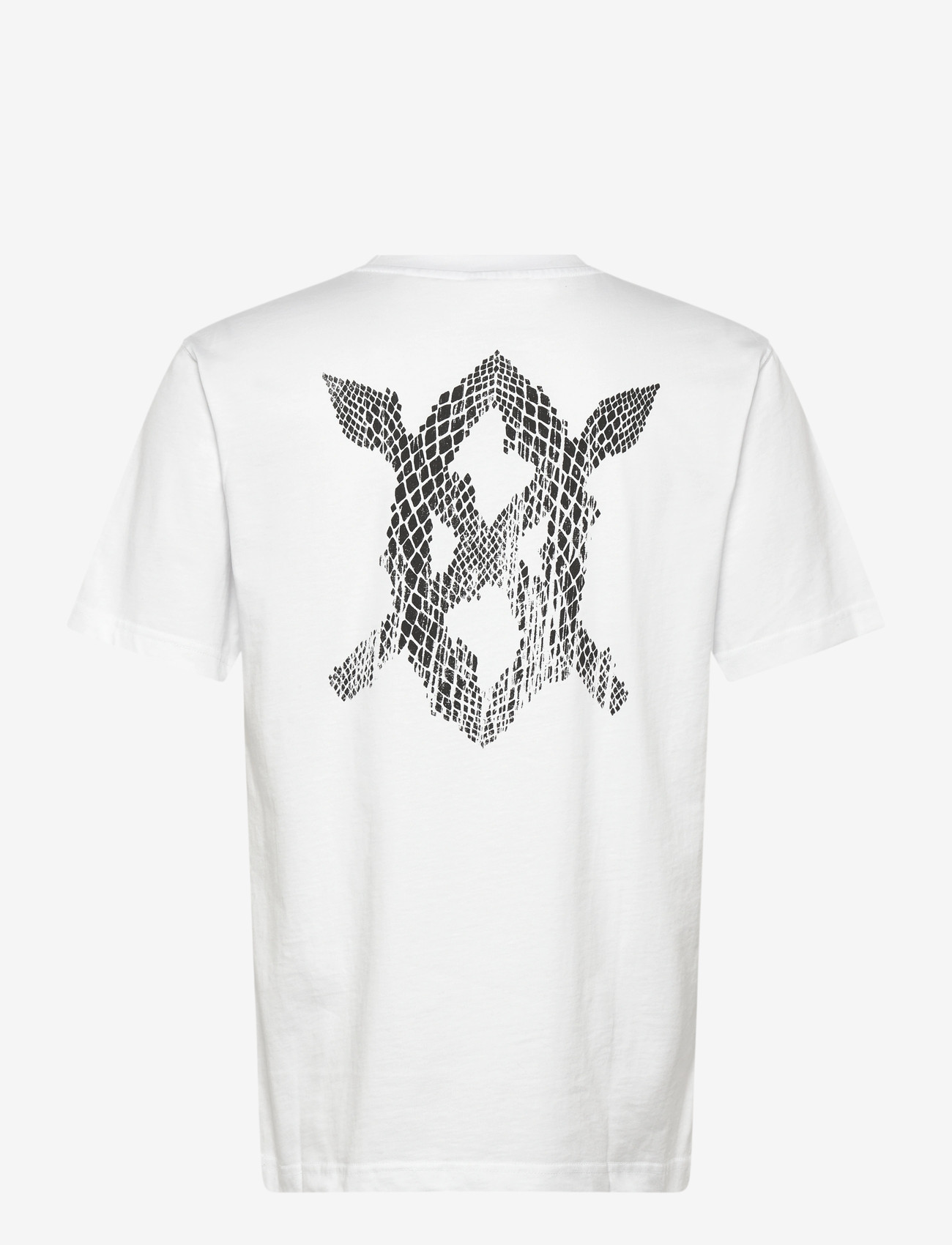 Daily Paper - snake shield ss tee - kortærmede t-shirts - white - 1