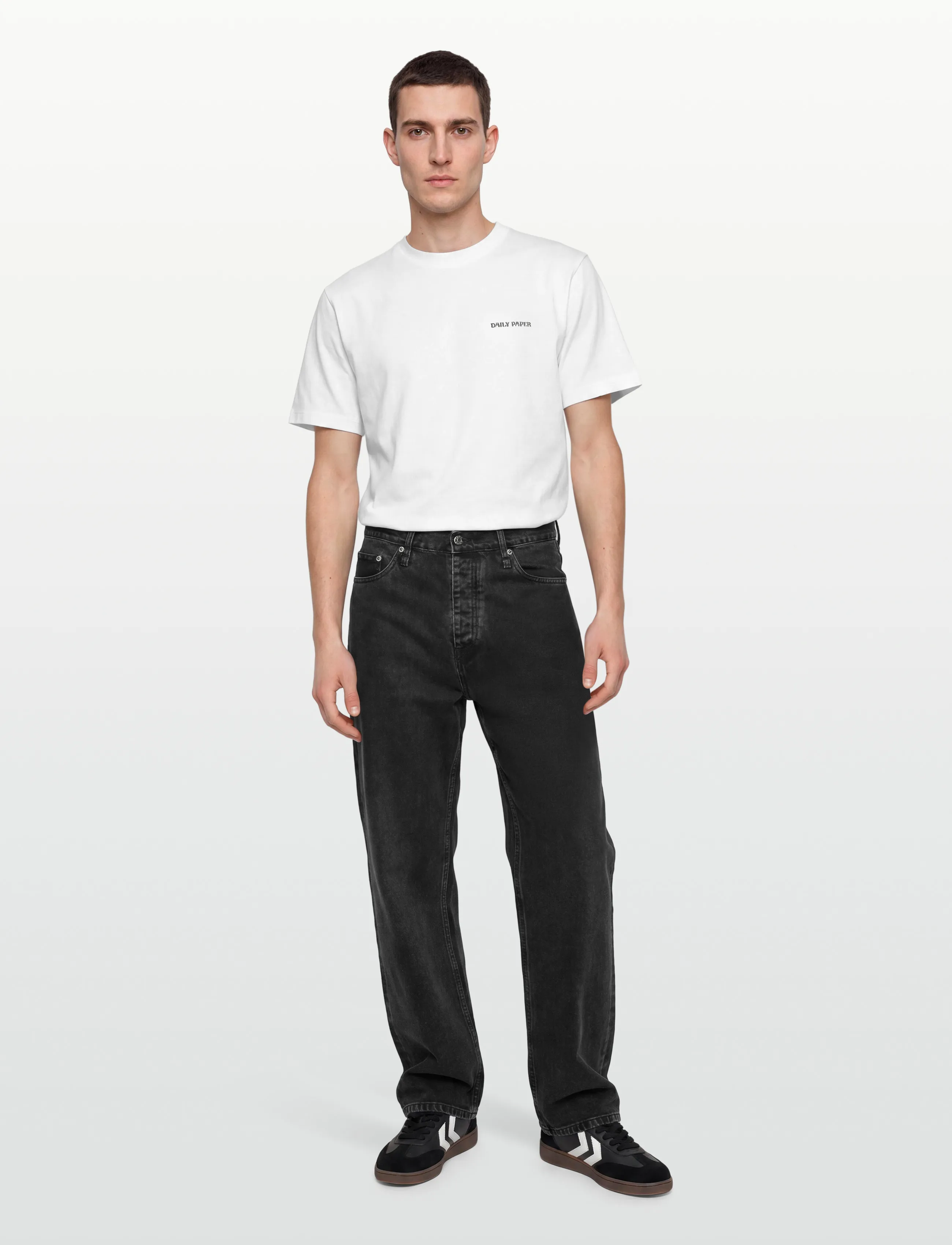 Daily Paper Snake Shield Ss Tee, XXL, White, T-Shirts > Kortærmede, Herre