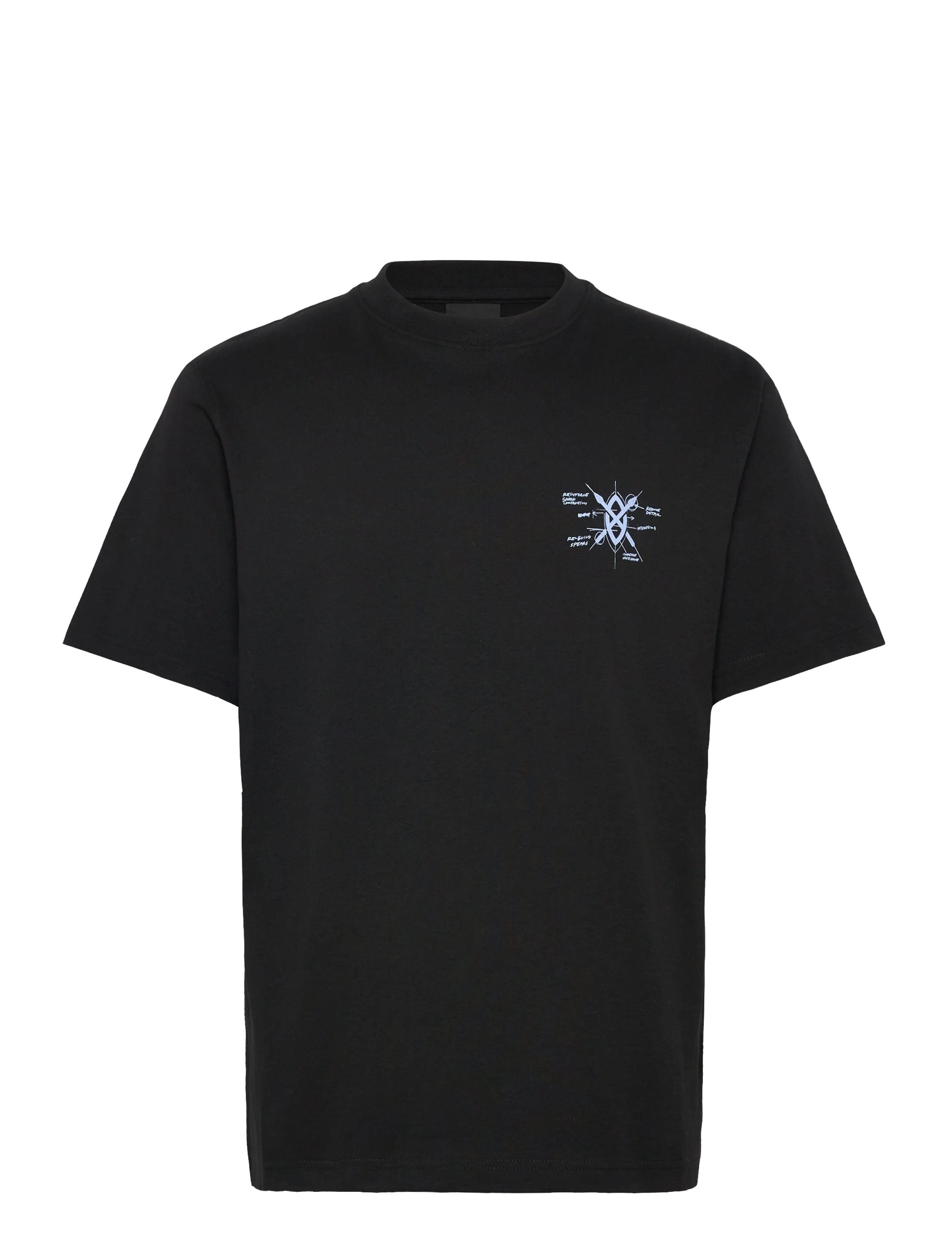DAILY PAPER Shield Evolution Ss Tee Schwarz - L - Herren