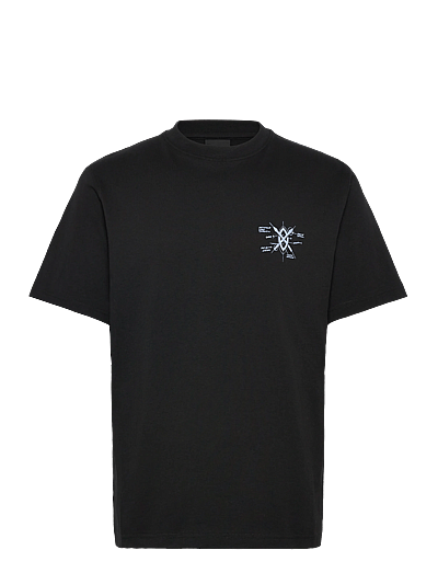 Daily Paper shield evolution ss tee - T-skjorter - BLACK / black