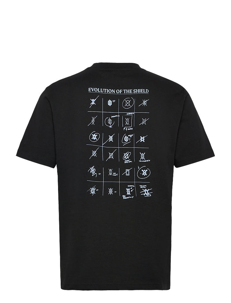 Daily Paper - shield evolution ss tee - kurzärmelig - black - 1