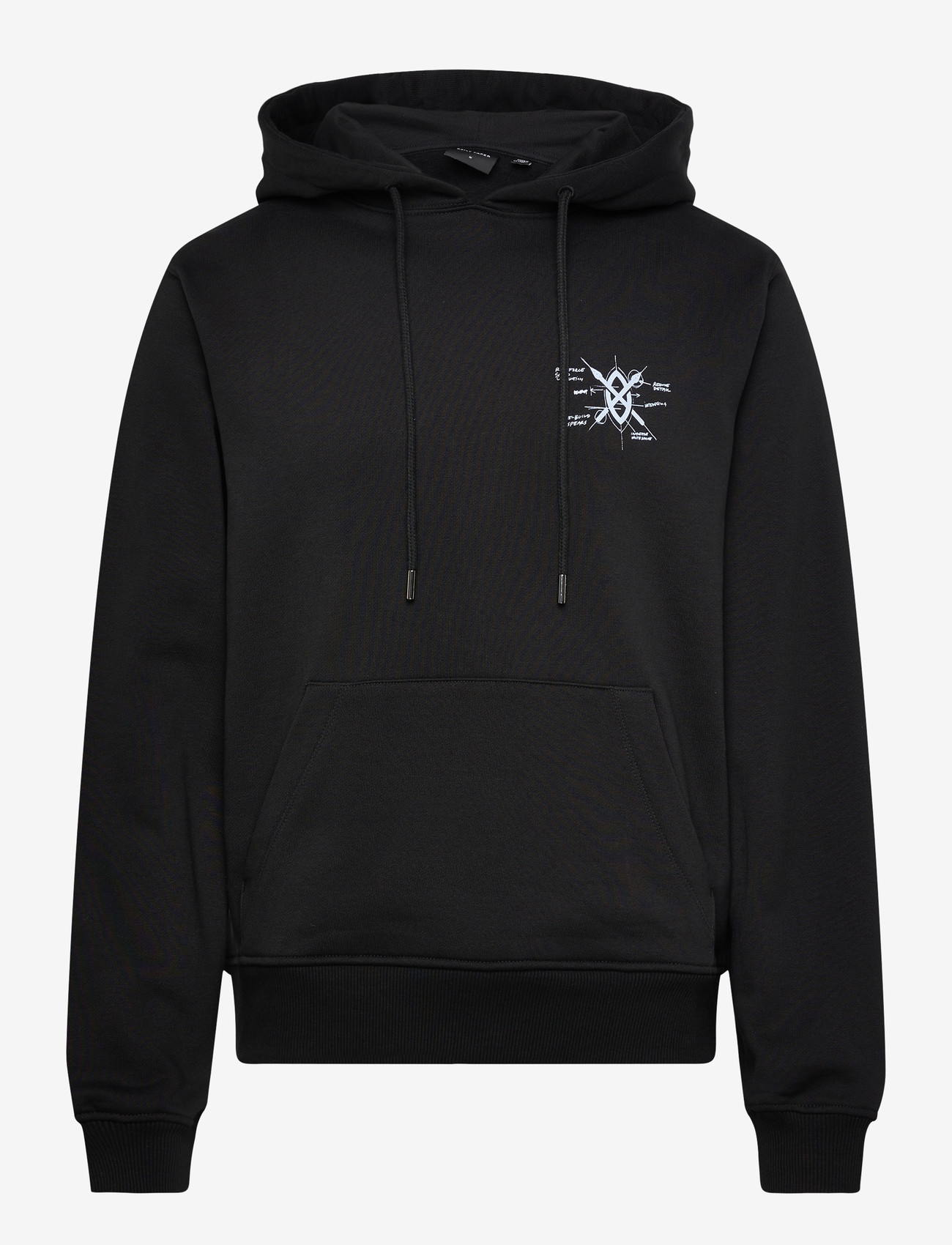 Daily Paper - shield evolution hoodie - sweatshirts - black - 0