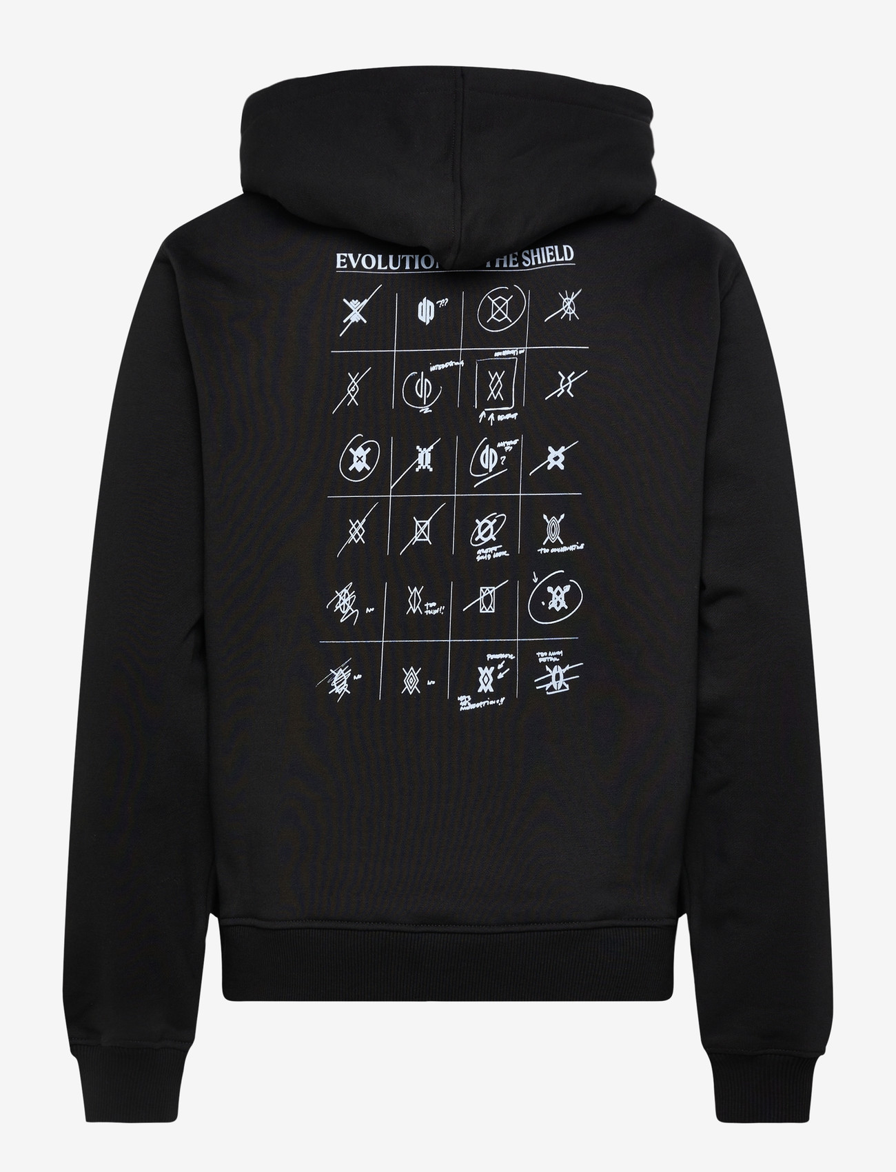 Daily Paper - shield evolution hoodie - sweatshirts - black - 1