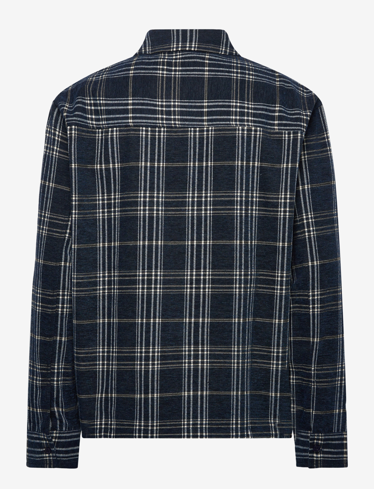 Daily Paper - chenille script ls shirt - rutiga skjortor - briliant blue - 1