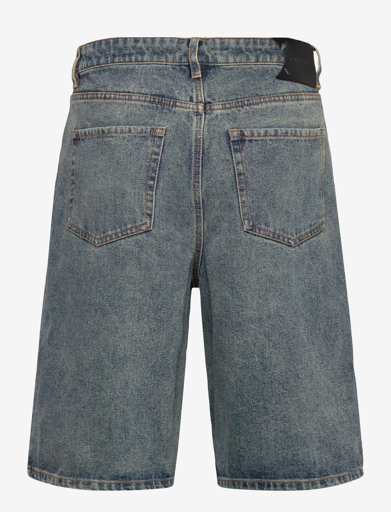 Daily Paper - compact shield embroidery denim shorts - jorts - denim - 1