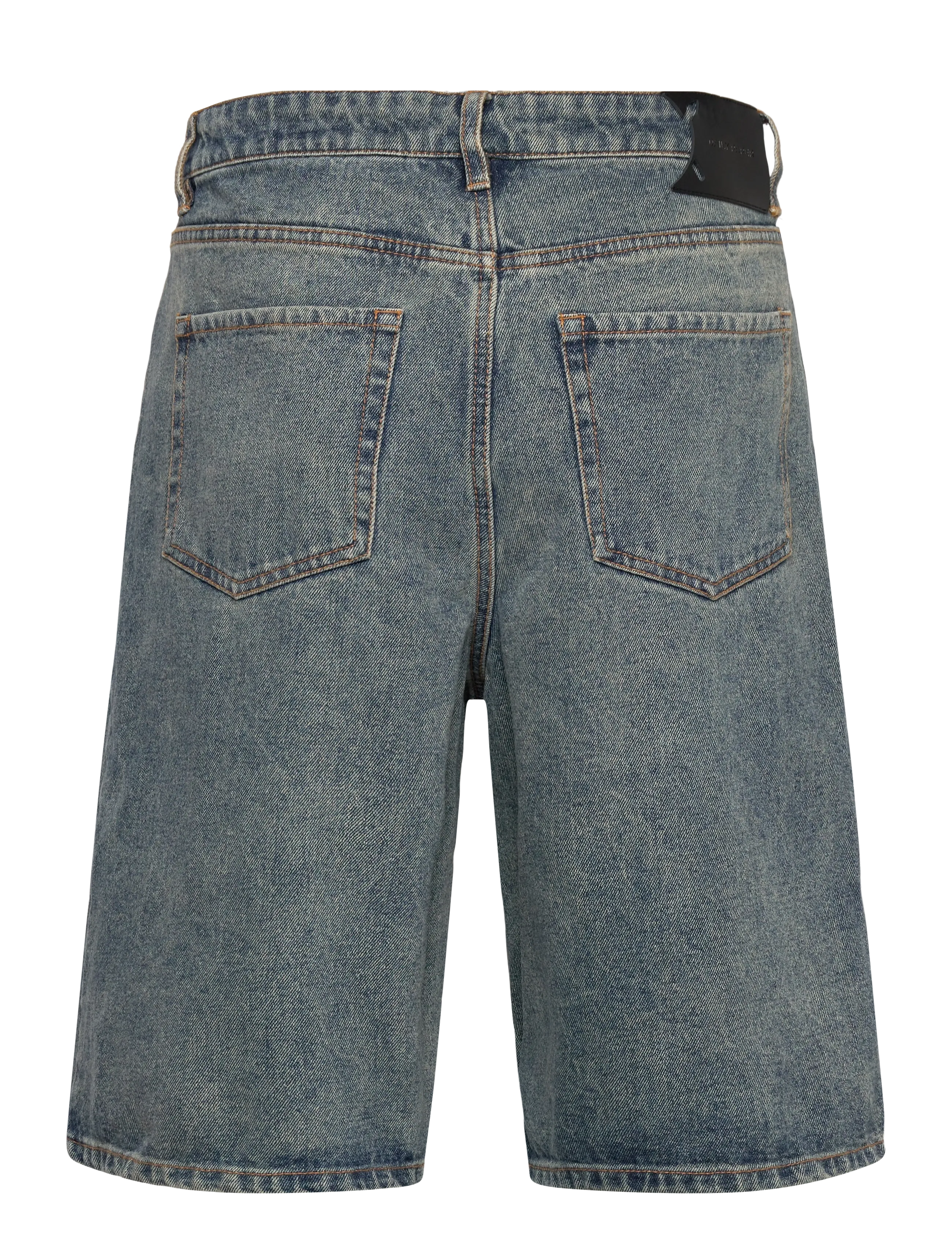 Daily Paper - compact shield embroidery denim shorts - farkkushortsit - denim - 1