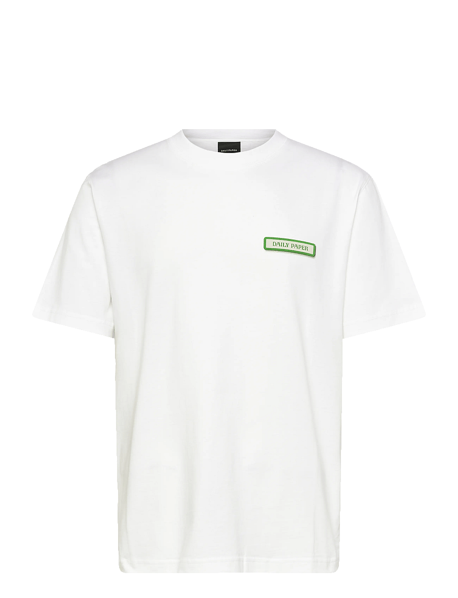 Daily Paper - air freshener shield ss t-shirt - lyhythihaiset - white - 1