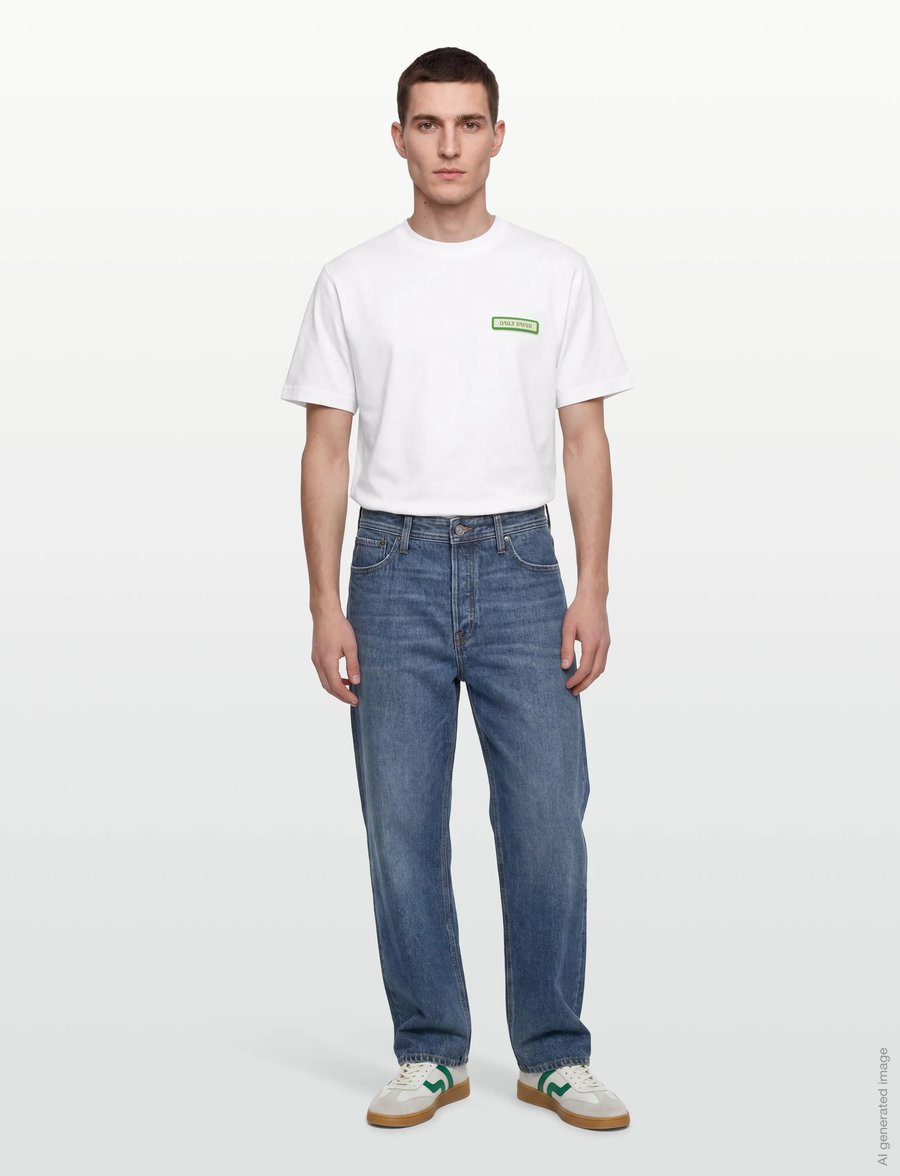 Daily Paper - air freshener shield ss t-shirt - lyhythihaiset - white - 0