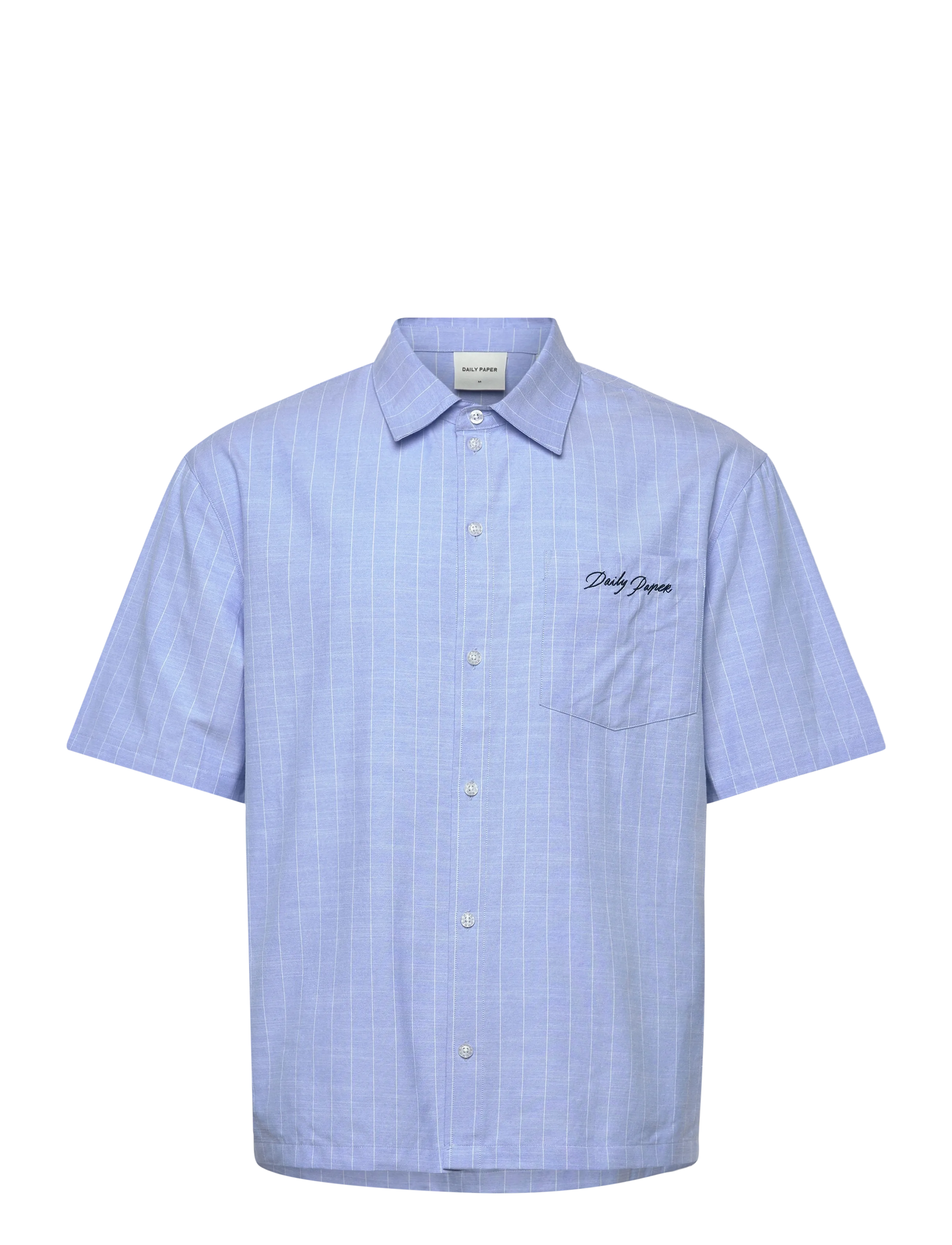 Daily Paper Script Ss Shirt, M, Shirts, Blau - Casual Männerswear