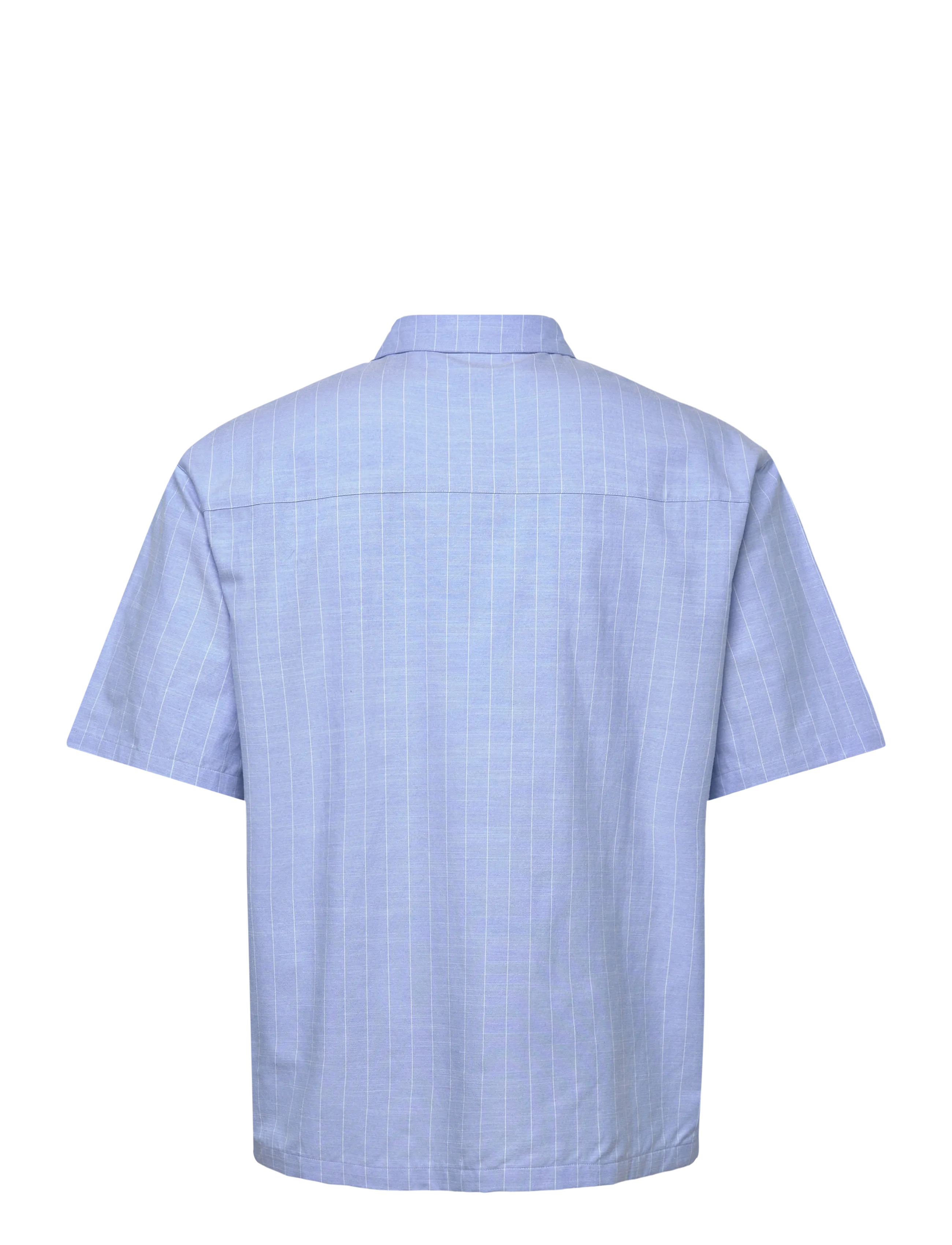 Daily Paper - script ss shirt - gestreifte hemden - blue - 1