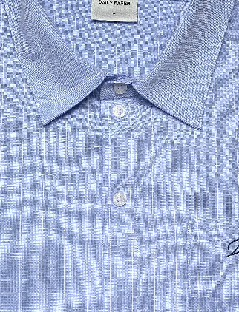Daily Paper - script ss shirt - striped shirts - blue - 2
