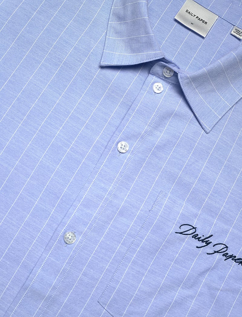 Daily Paper - script ss shirt - striped shirts - blue - 3