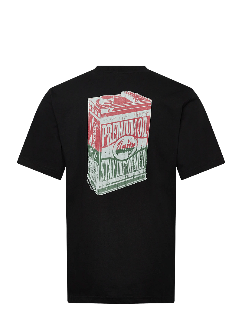 Daily Paper - oil can ss tee - lühikeste varrukatega t-särgid - black - 2