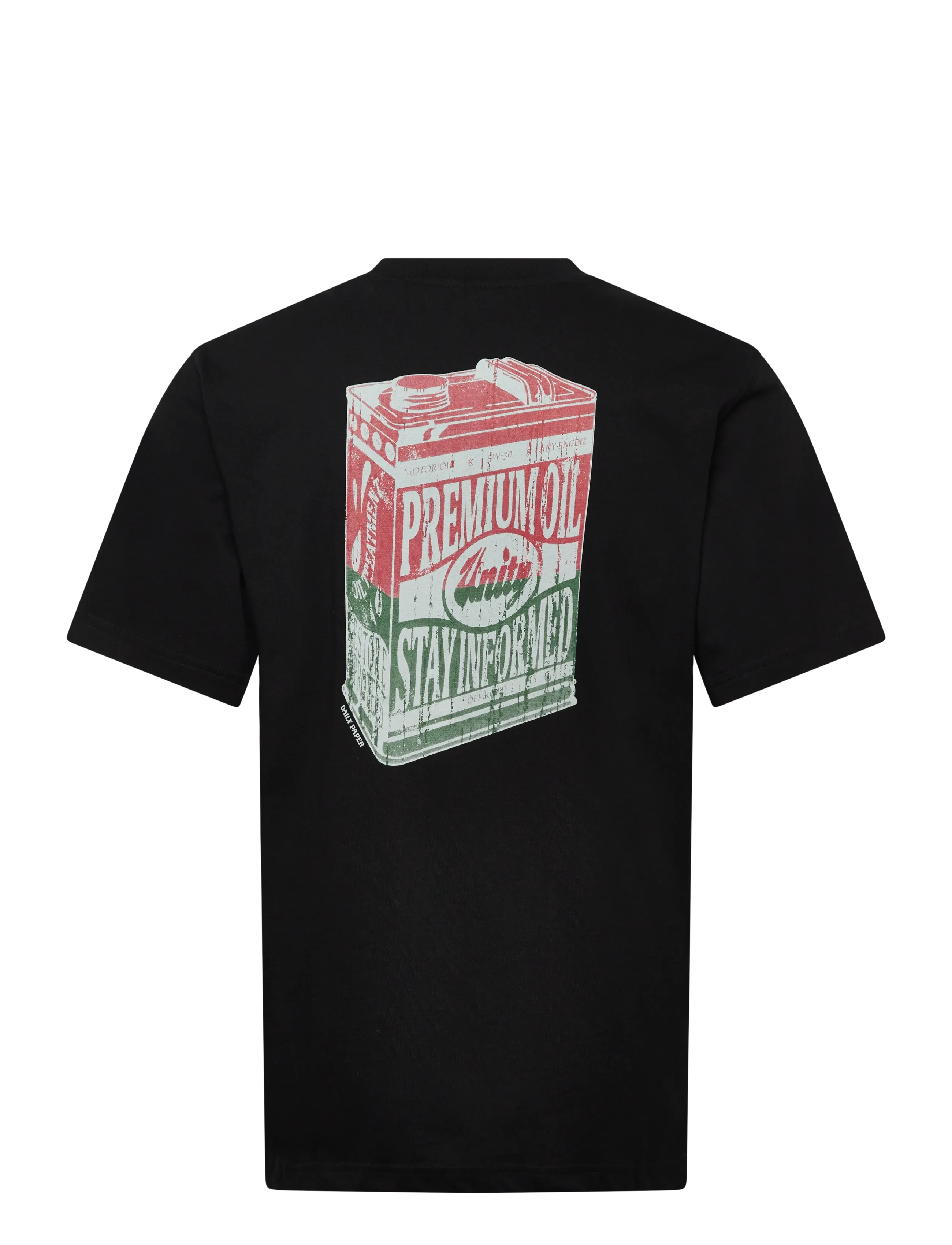 Daily Paper - oil can ss tee - kortærmede t-shirts - black - 2