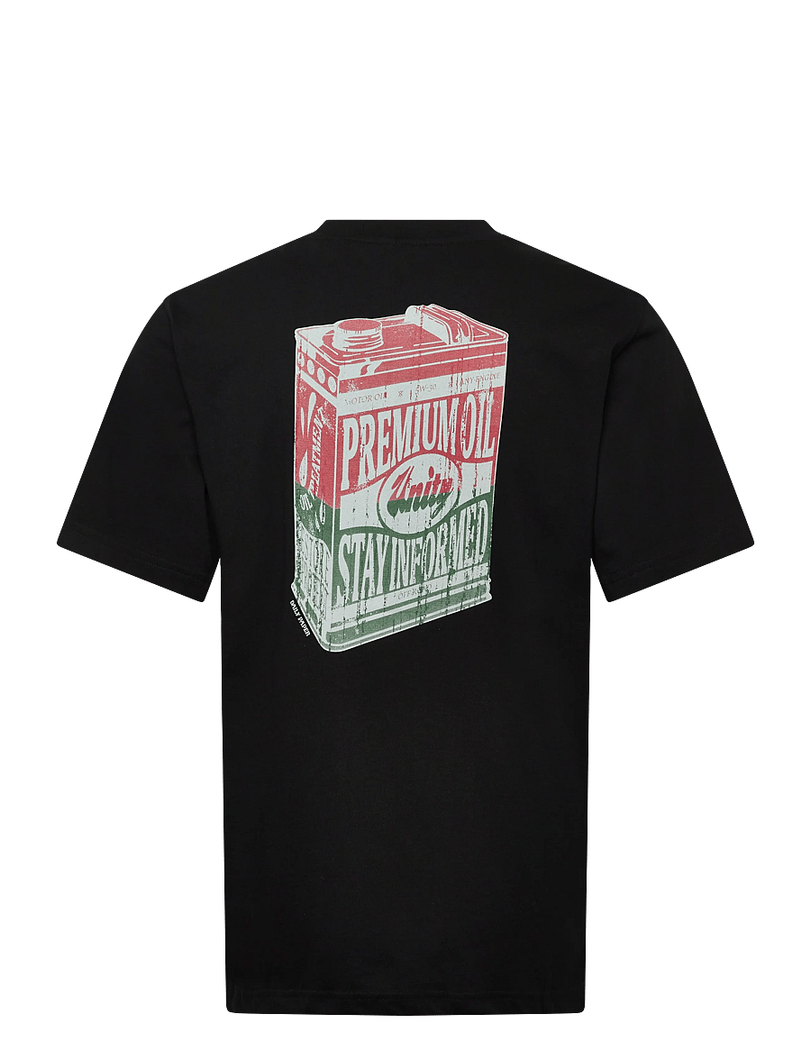 Daily Paper - oil can ss tee - lühikeste varrukatega t-särgid - black - 2