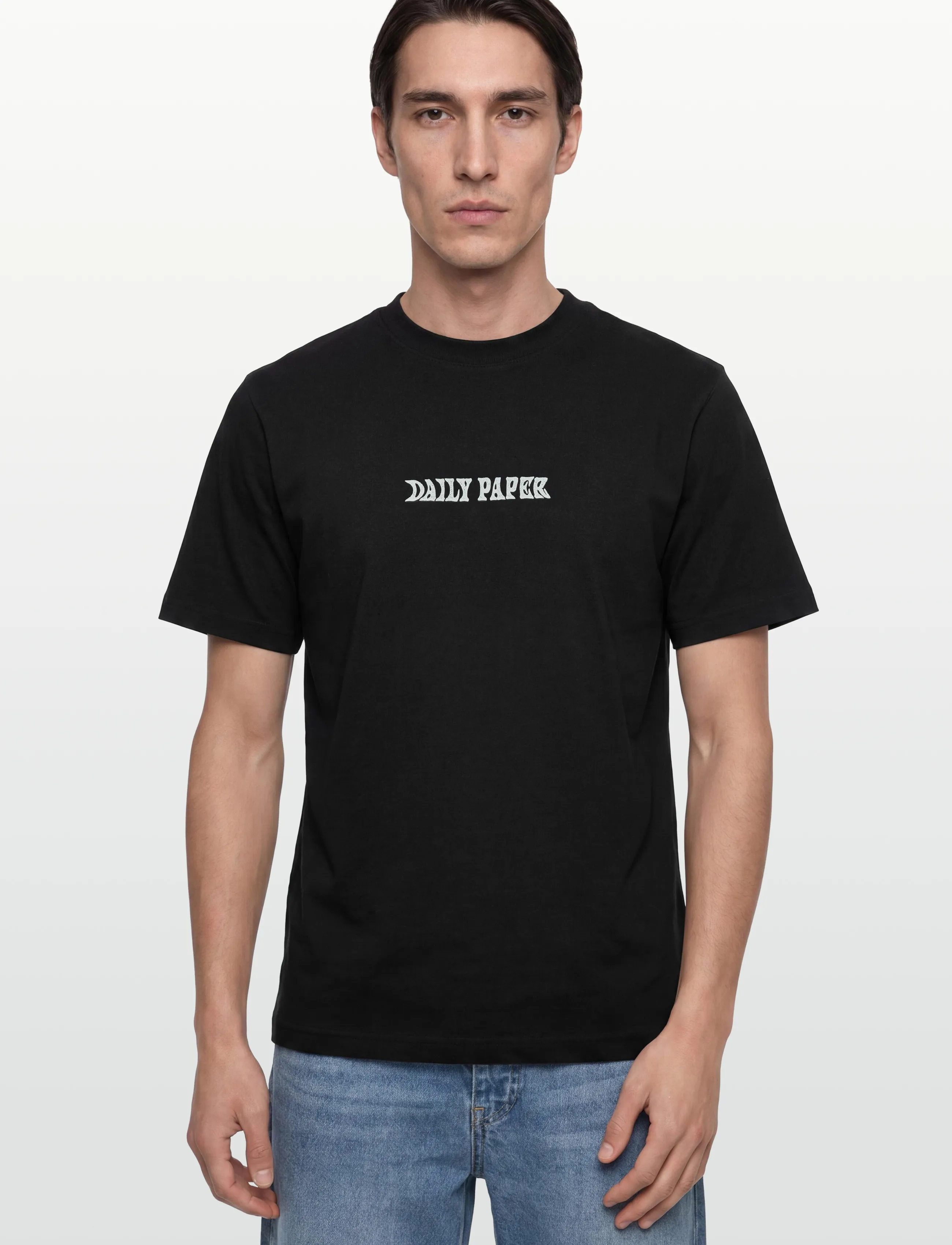 Daily Paper - oil can ss tee - kortærmede t-shirts - black - 3