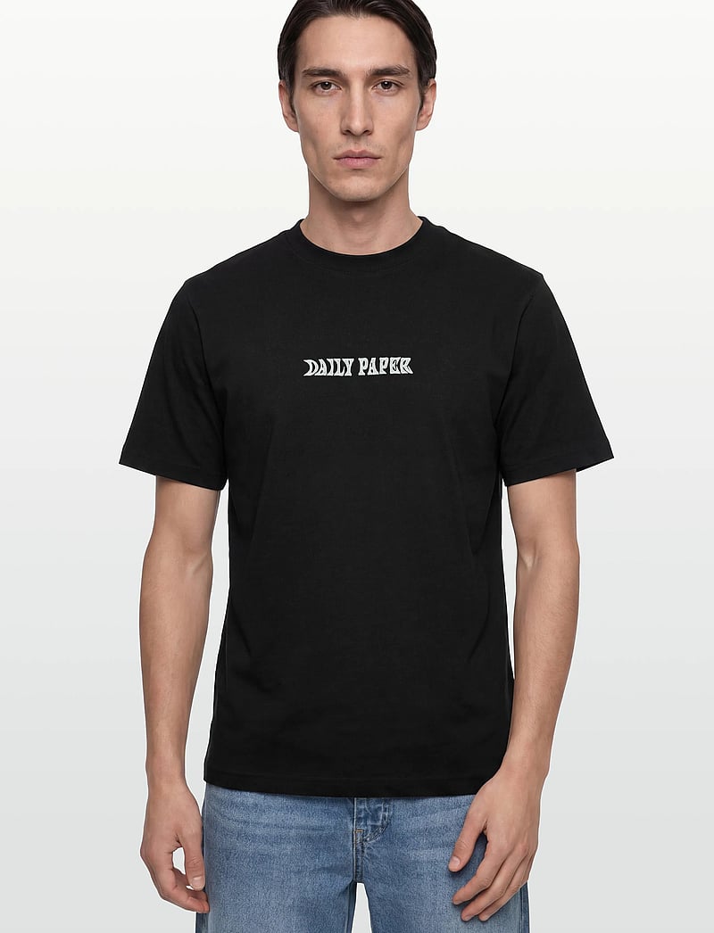 Daily Paper - oil can ss tee - lühikeste varrukatega t-särgid - black - 3
