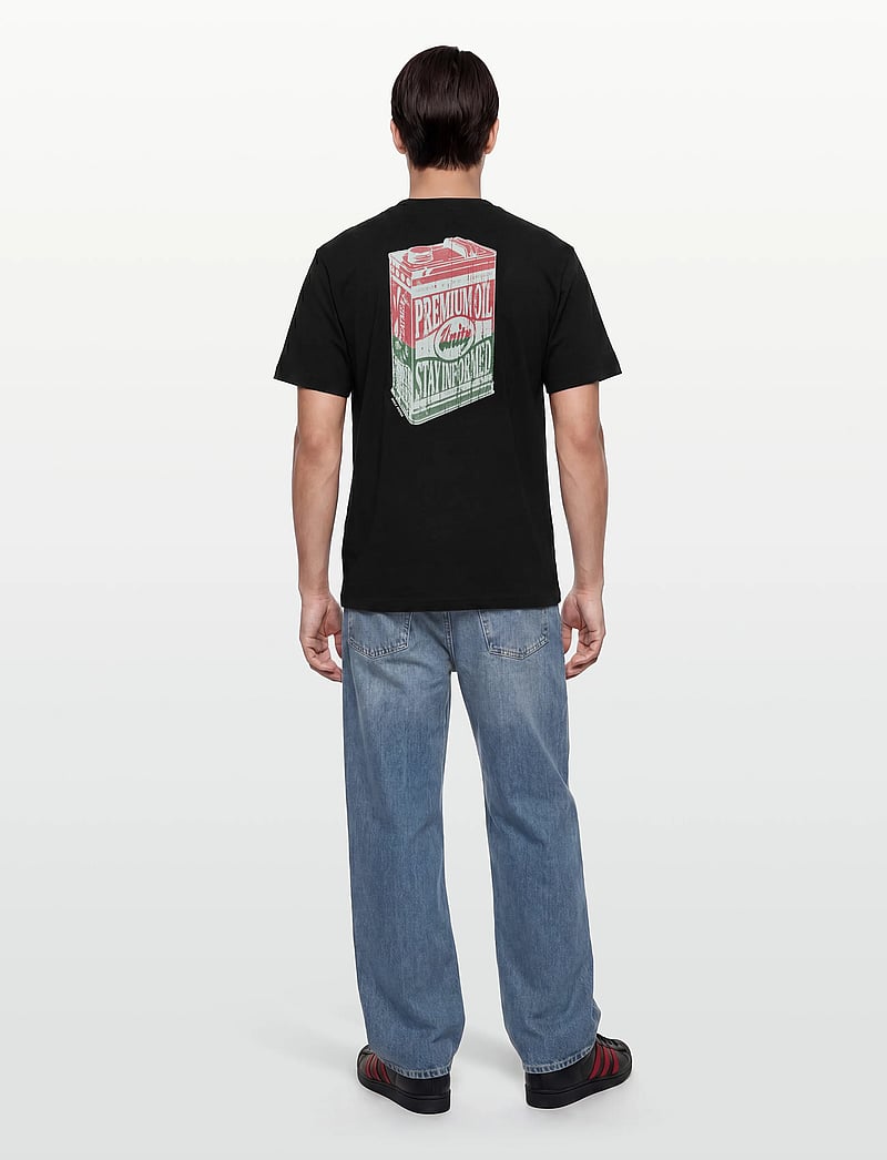 Daily Paper - oil can ss tee - lühikeste varrukatega t-särgid - black - 4