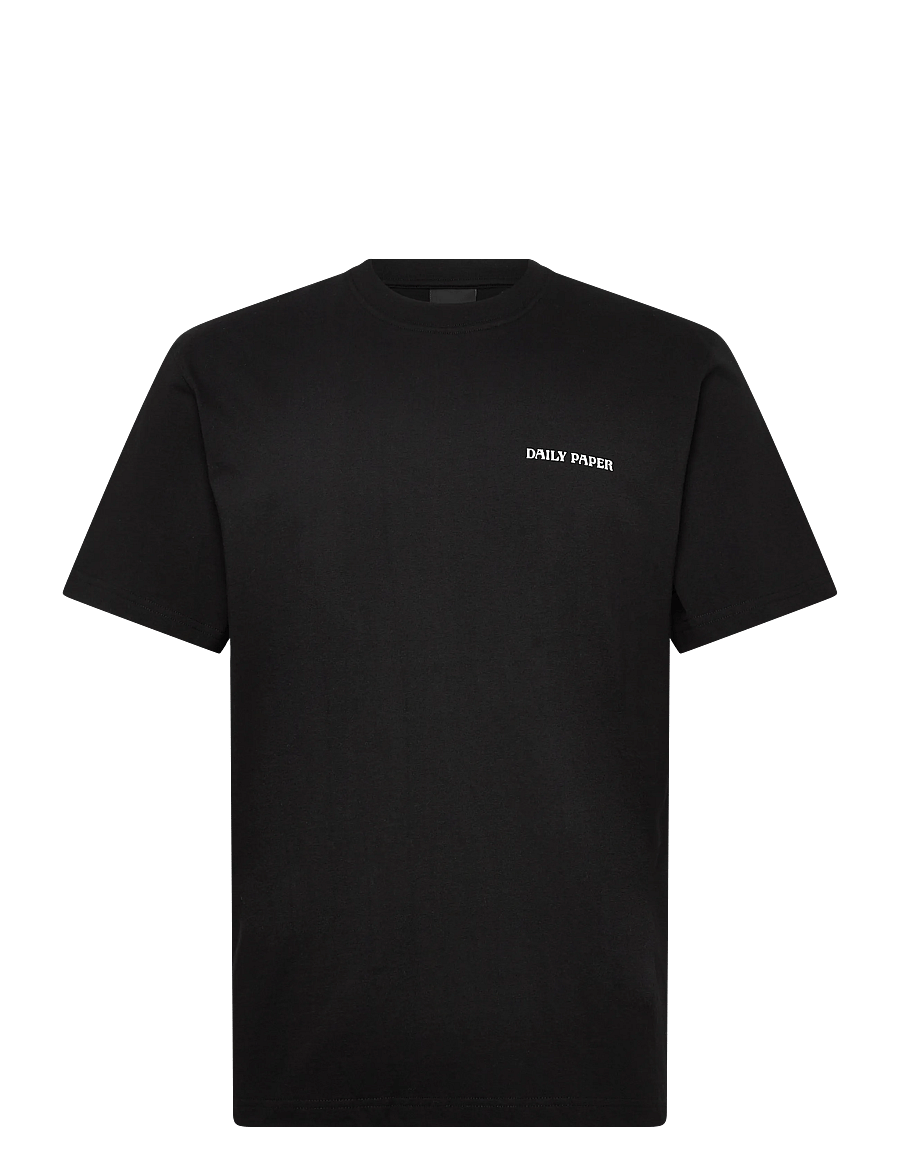 Daily Paper - chain shield t-shirt - kurzärmelige t-shirts - black - 0