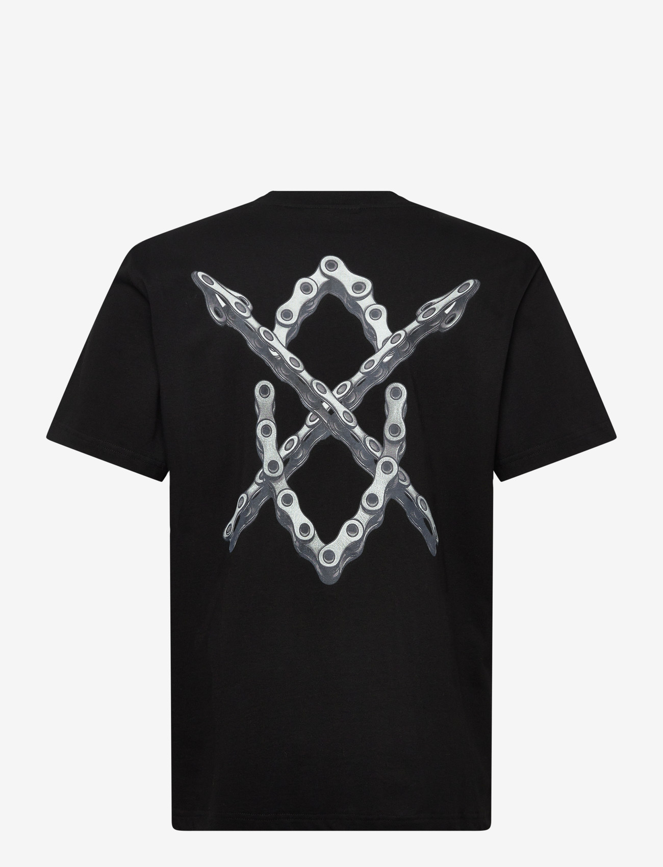 Daily Paper - chain shield t-shirt - kurzärmelig - black - 1